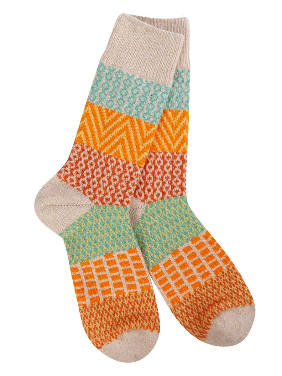 Multi-Pattern Colorblock Long Socks
