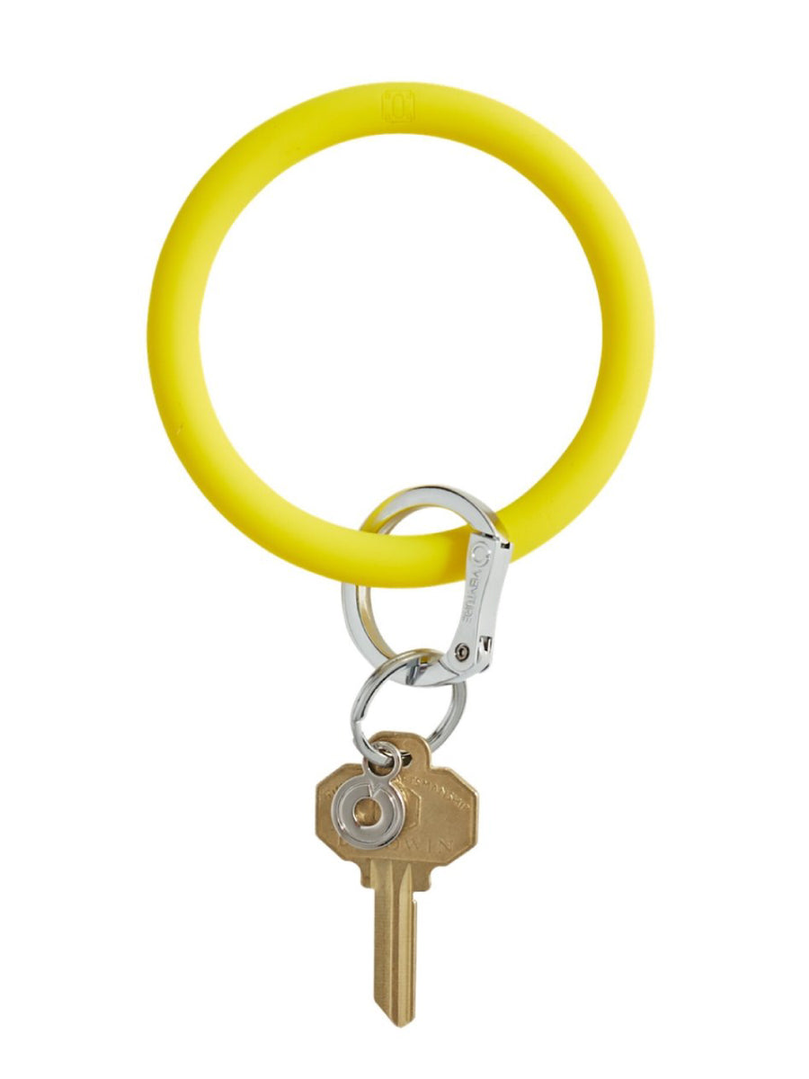Oventure Key Ring in Bright Yellow