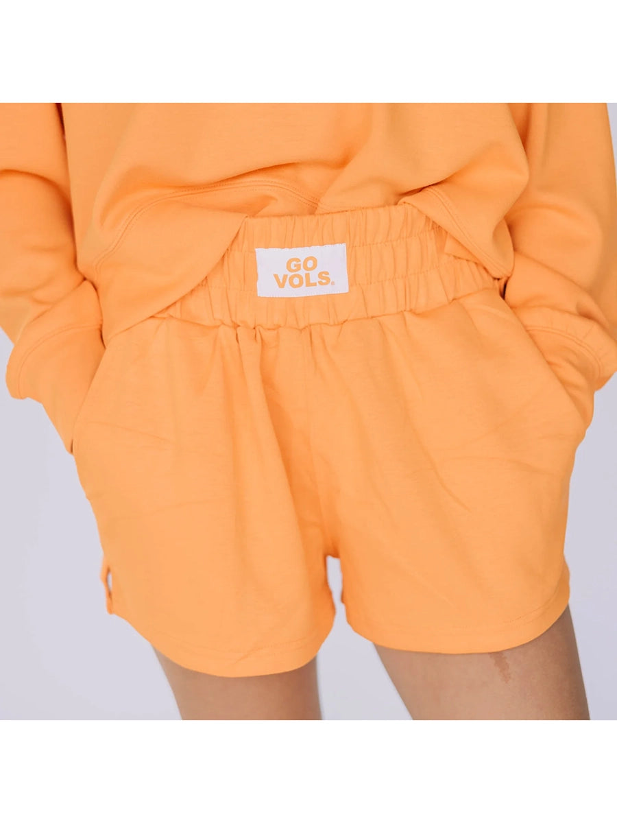 Orange Airy Shorts w/ "Go Vols" Label