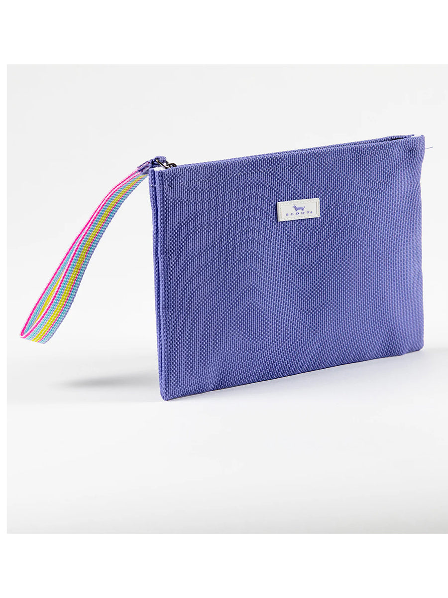 Woven Purple Wristlet
