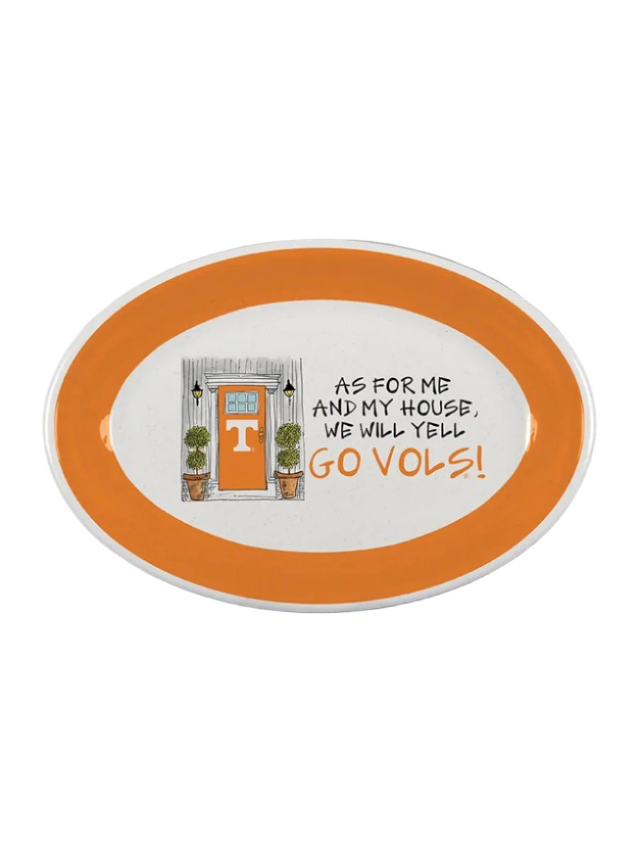 Tennessee "As For Me" Melamine Oval Tray