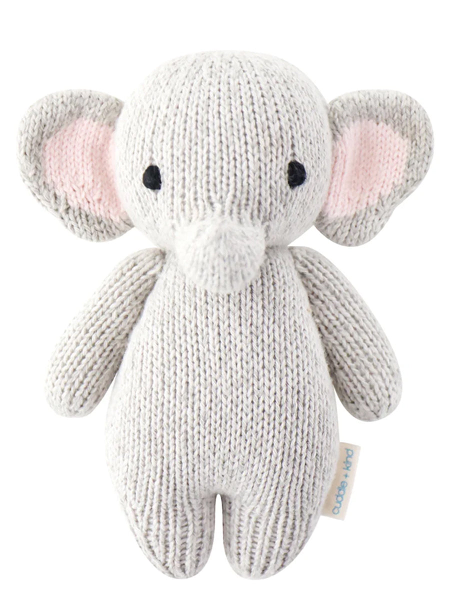 little grey elephant stuffed animal toy