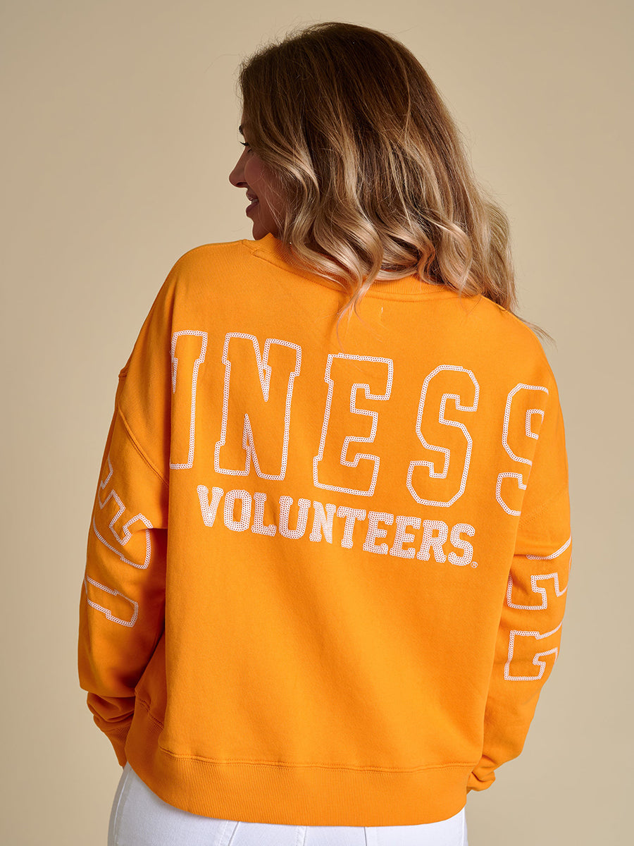 Tennessee Sequin Boxy Sweatshirt
