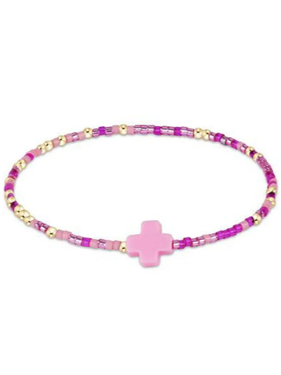 egirl Hope Unwritten Signature Cross Bracelet (25 Colors)