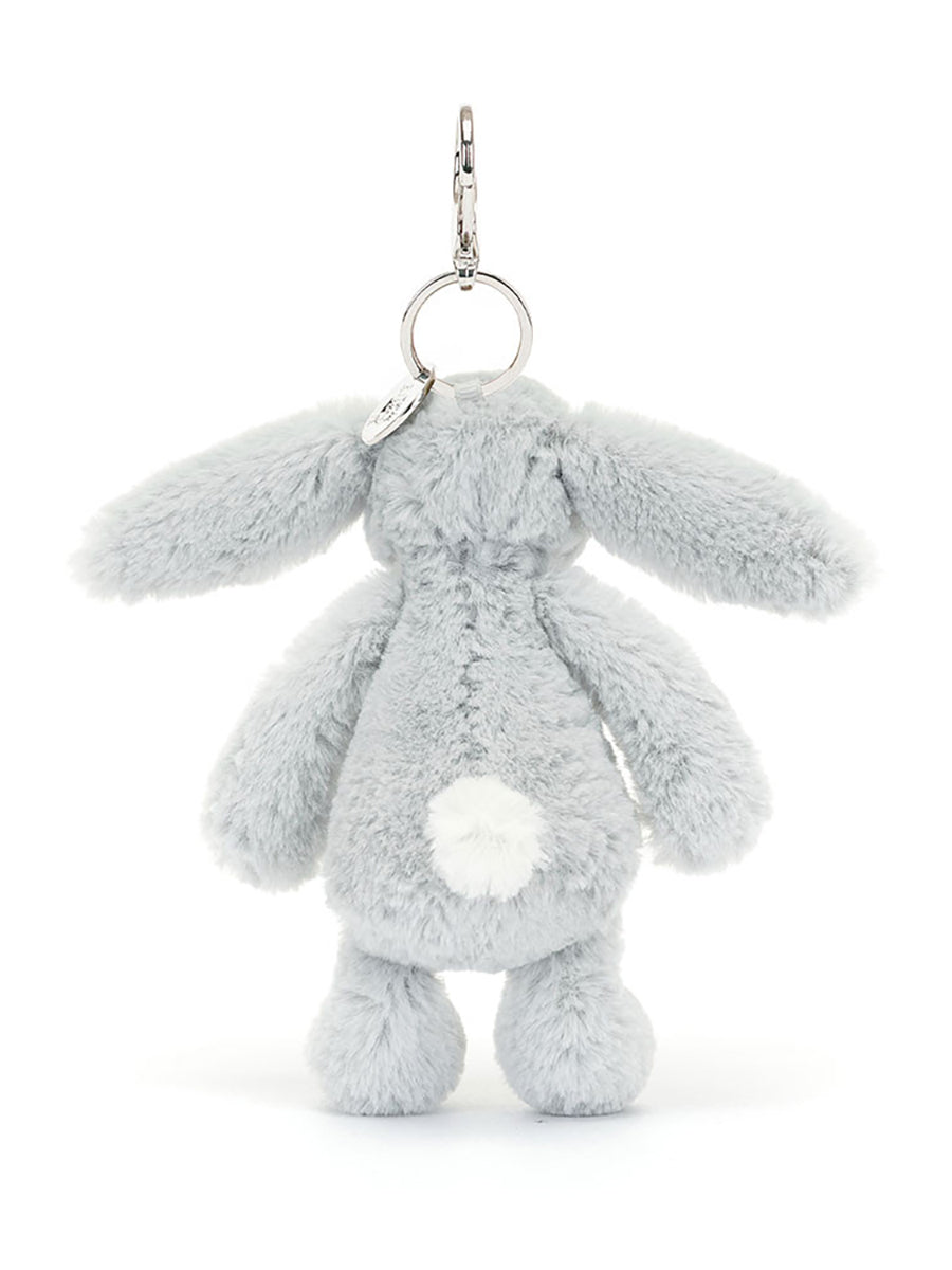 Jellycat Bashful Silver Bunny Bag Charm