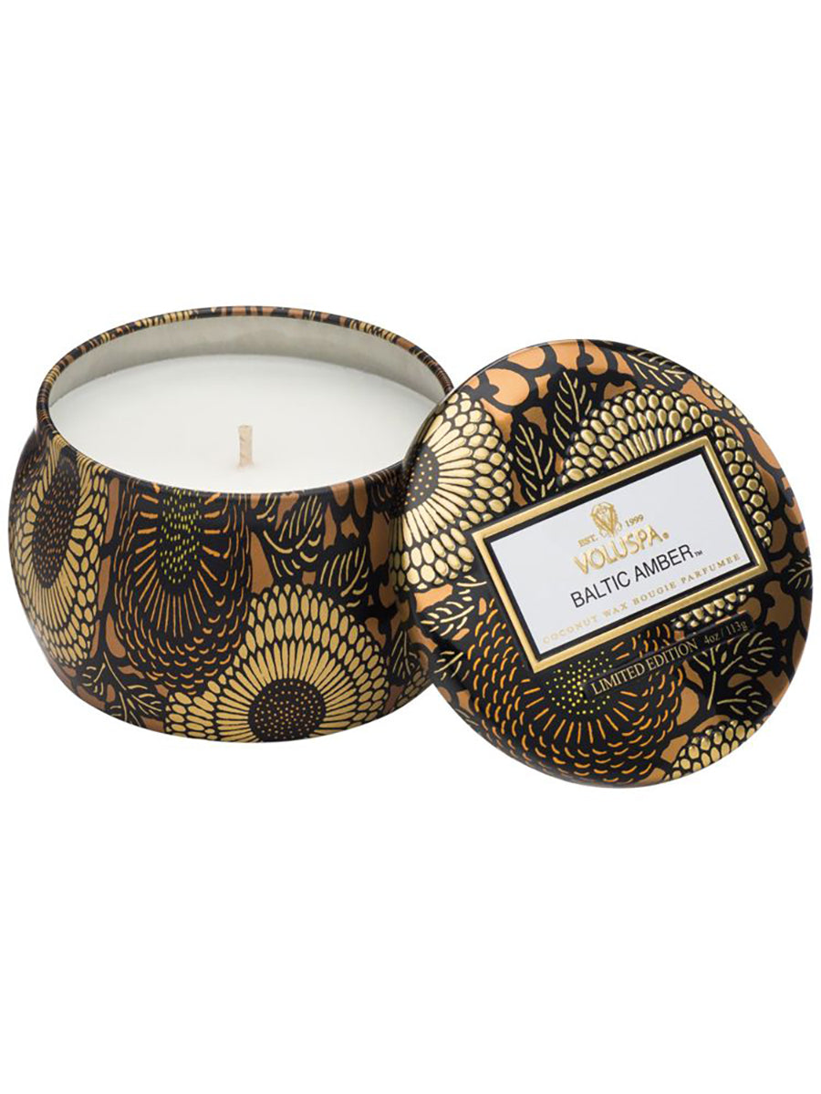 Voluspa Baltic Amber Tin Candle