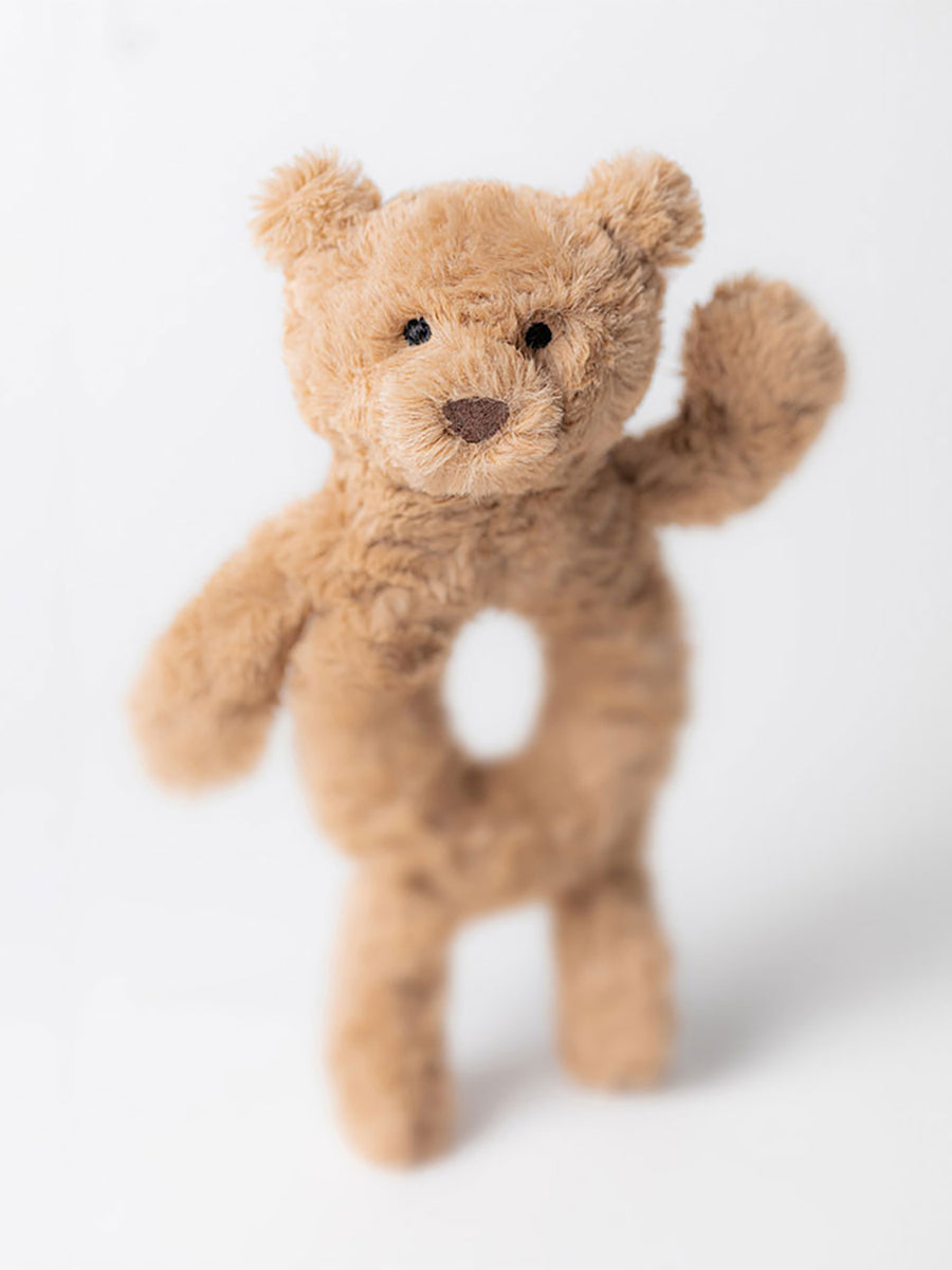 Jellycat Bartholomew Bear Ring Rattle