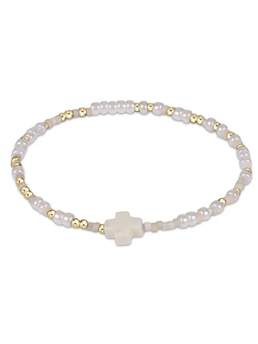 egirl Hope Unwritten Signature Cross Bracelet