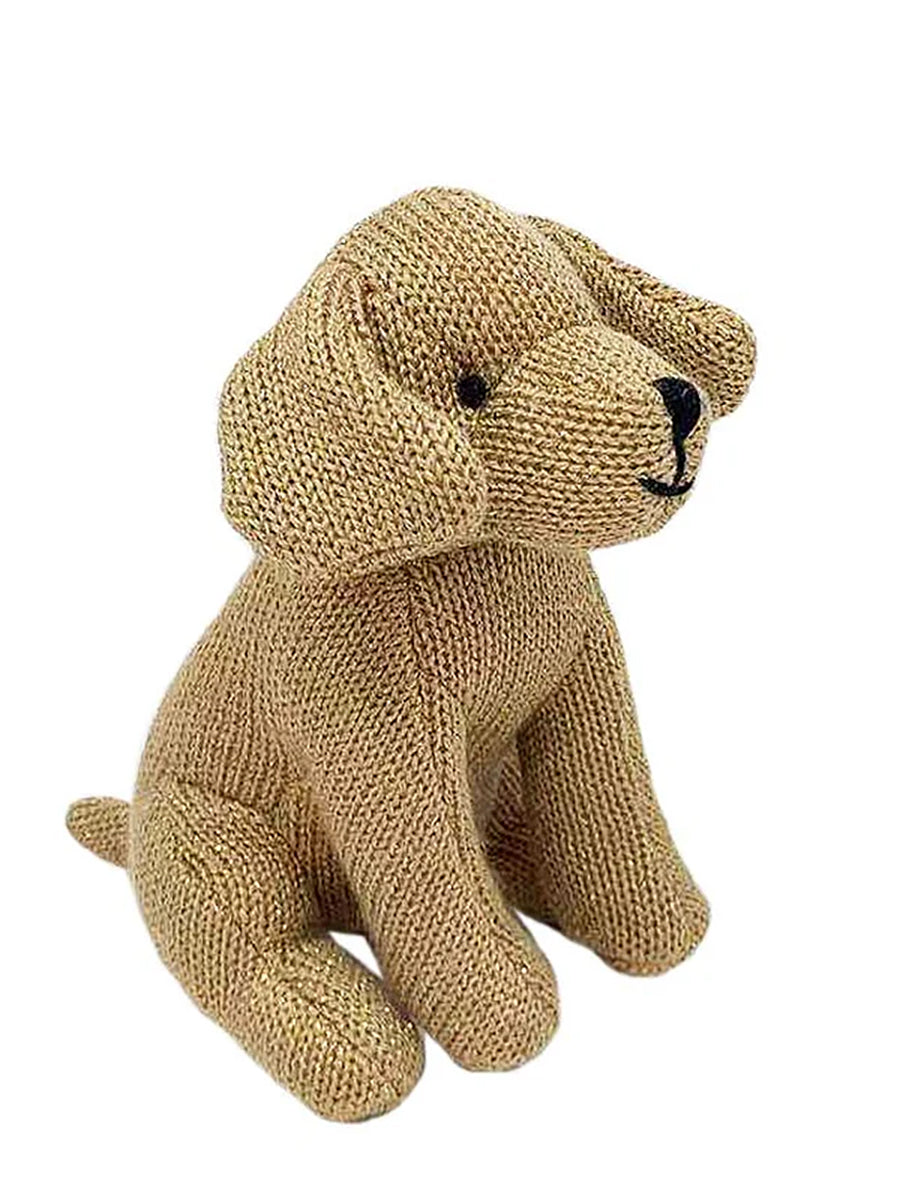 Bentley Puppy Knit Rattle