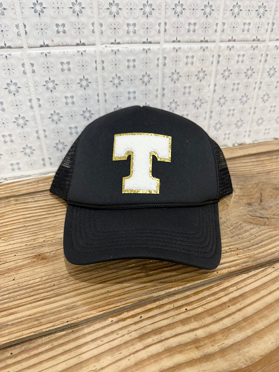 Chenille Power "T" Trucker Hat