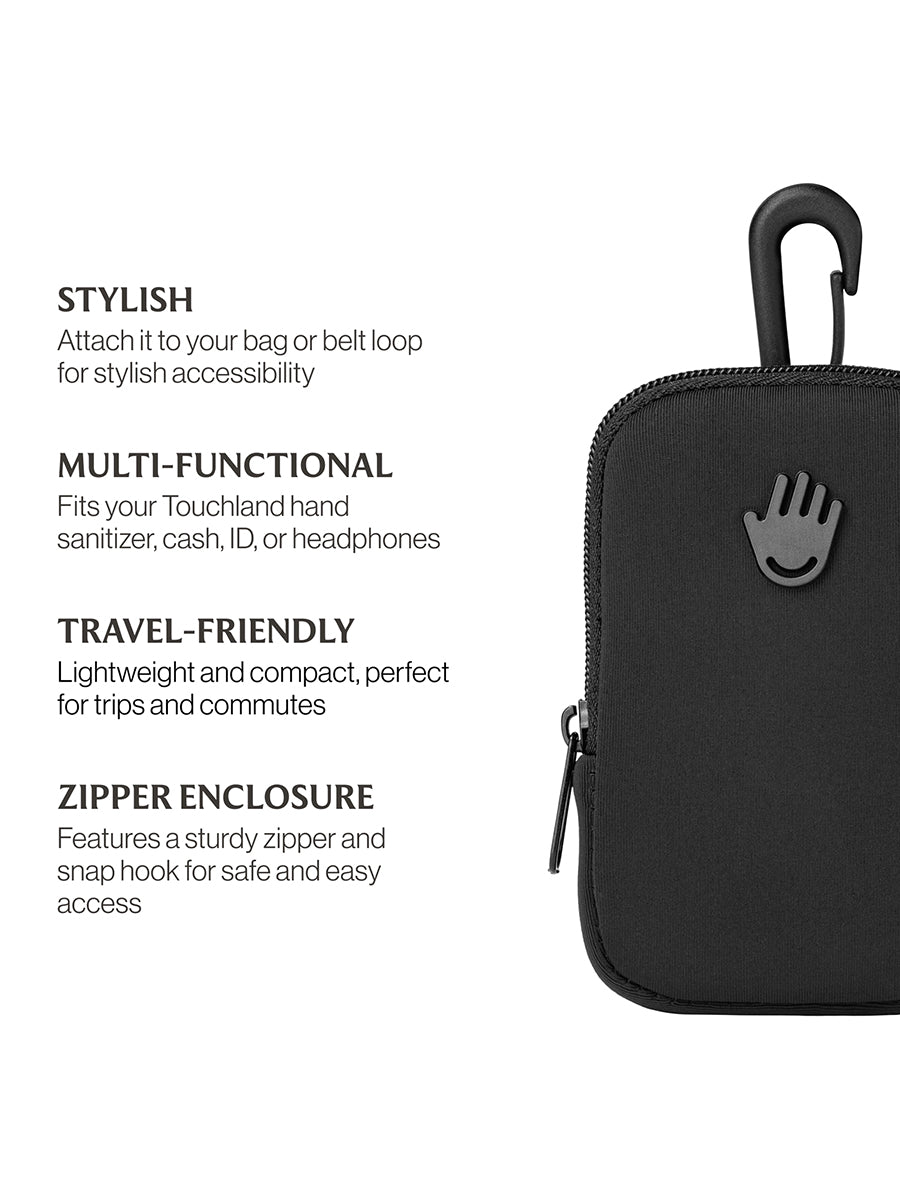 Black Touchette Pouch