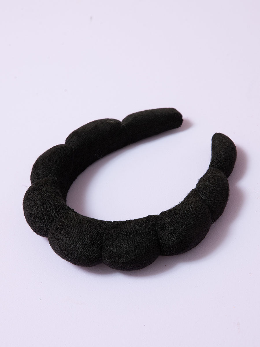 Black Spa Absorbent Headband