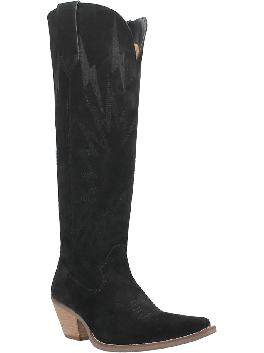 Dingo Thunder Road Black Suede Boot