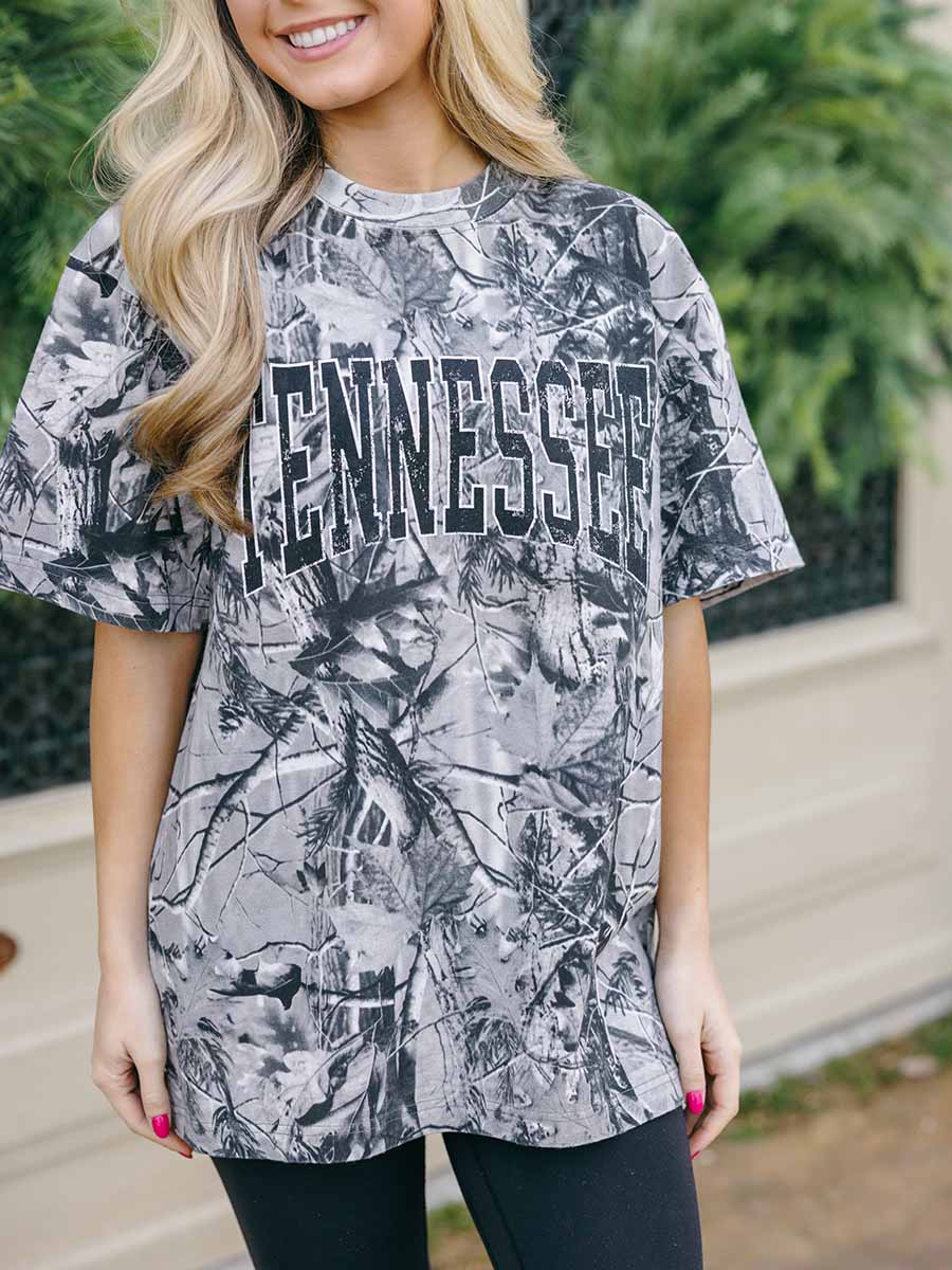 Grey Camo Black Tennessee Arch Short-Sleeve T-Shirt