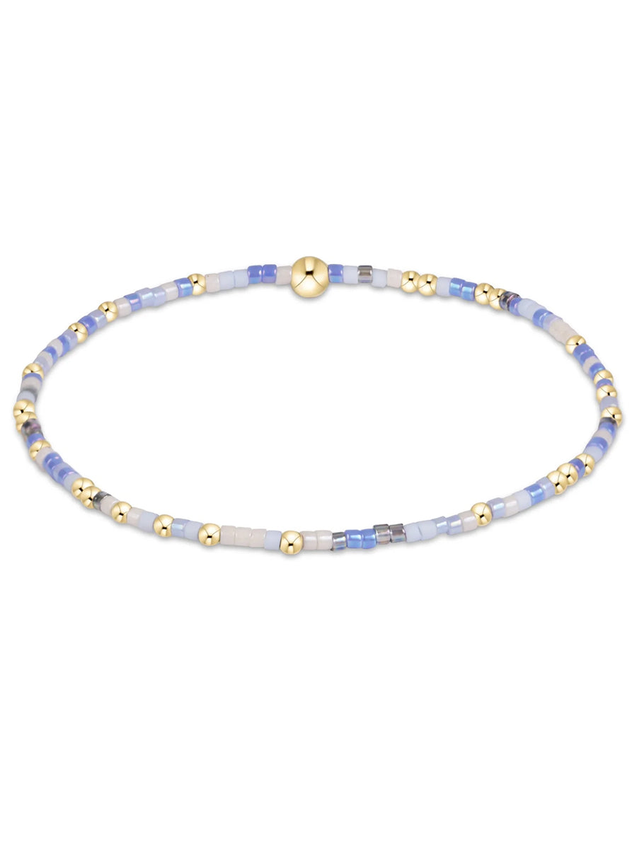 E.Newton Blue beaded '26 Bracelet