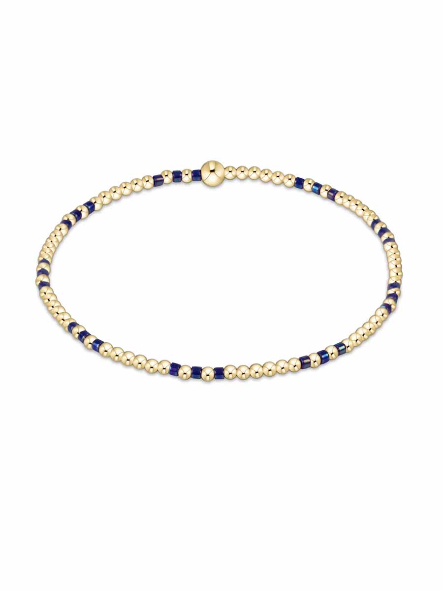 Hope Joy Pattern 2mm Bead Bracelet (12 Colors)