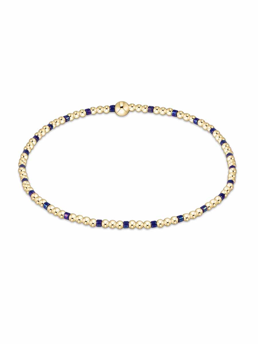 Hope Sincerity Pattern 2mm Bead Bracelet (12 Colors)