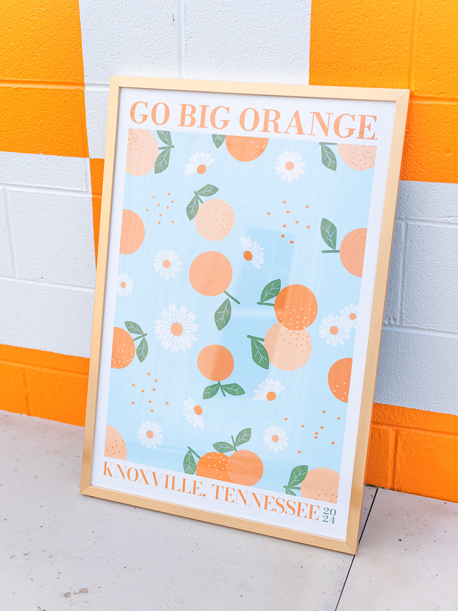 Go Big Orange Knoxville, Tennessee poster