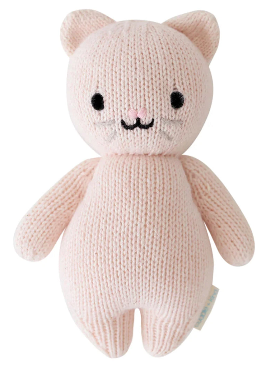 Cute stuffed kitty cat knit toy