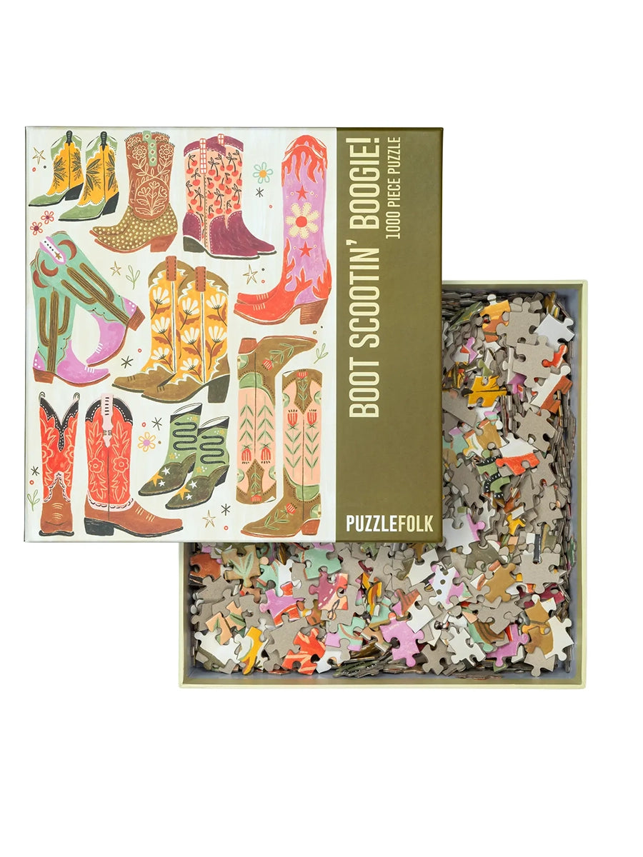 1000-piece Cowboy boots puzzle