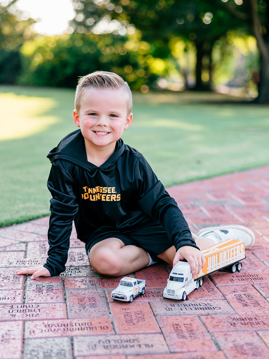 Boys Tennessee Black Hooded T-Shirt