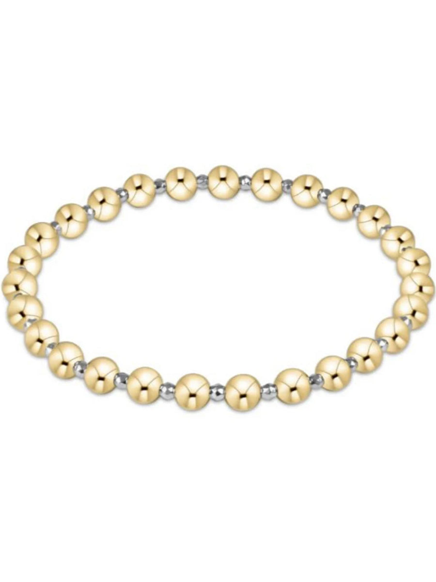 Grateful Pattern 5mm Bead Bracelet, Gemstone (3 Colors)