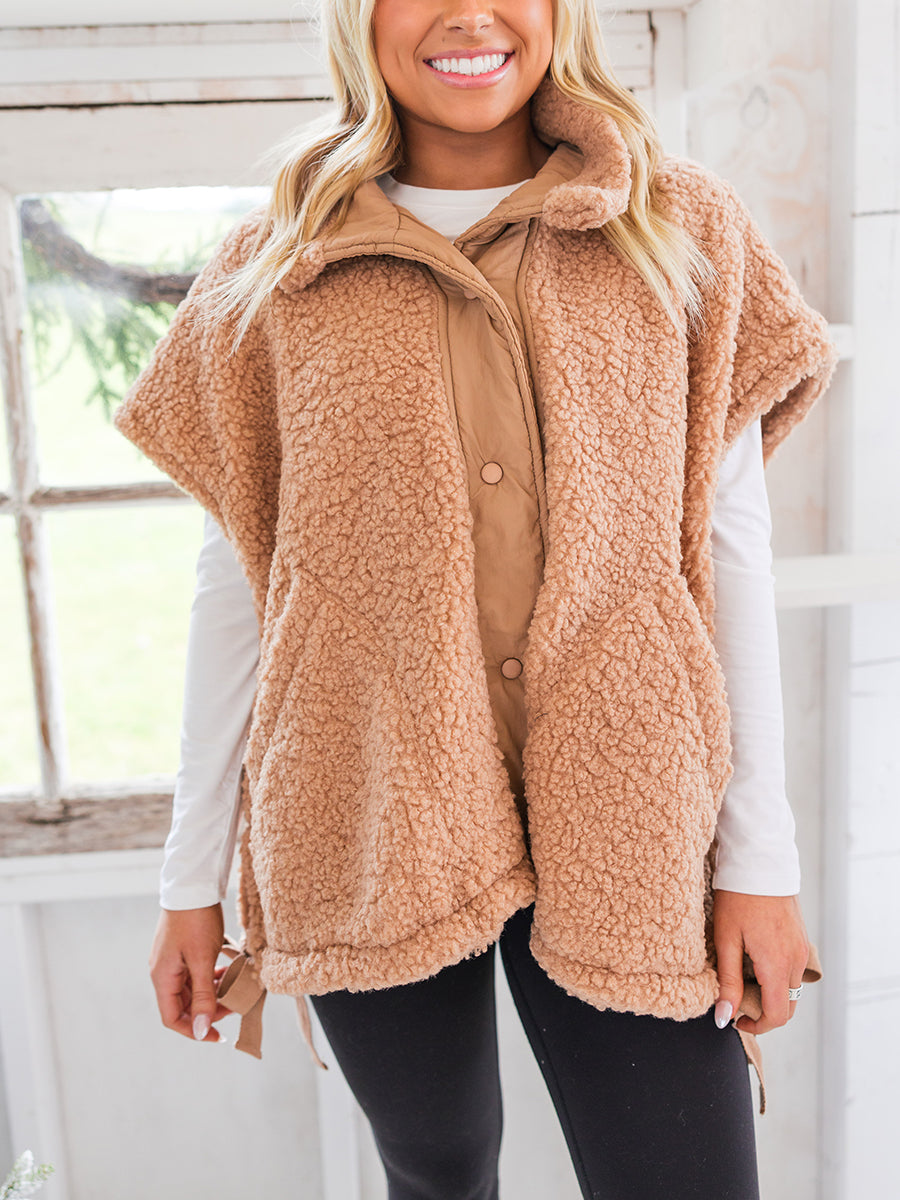 Sherpa Teddy Vest