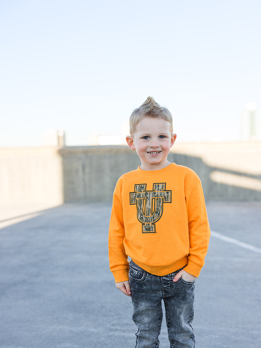 Kids Camo UT Logo Sweatshirt