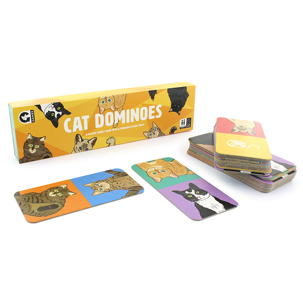 Dominoes Game Featuring Cats