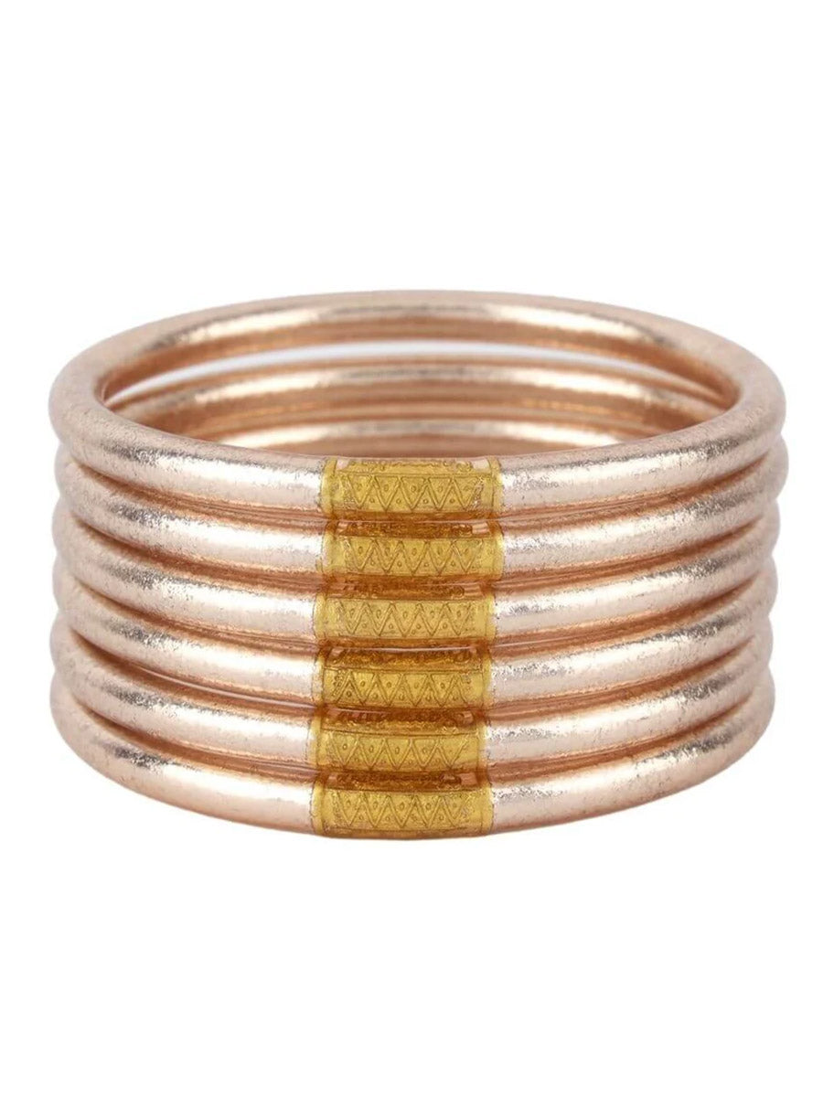 BuDhaGirl Champagne All Weather Bangles (3 Sizes)