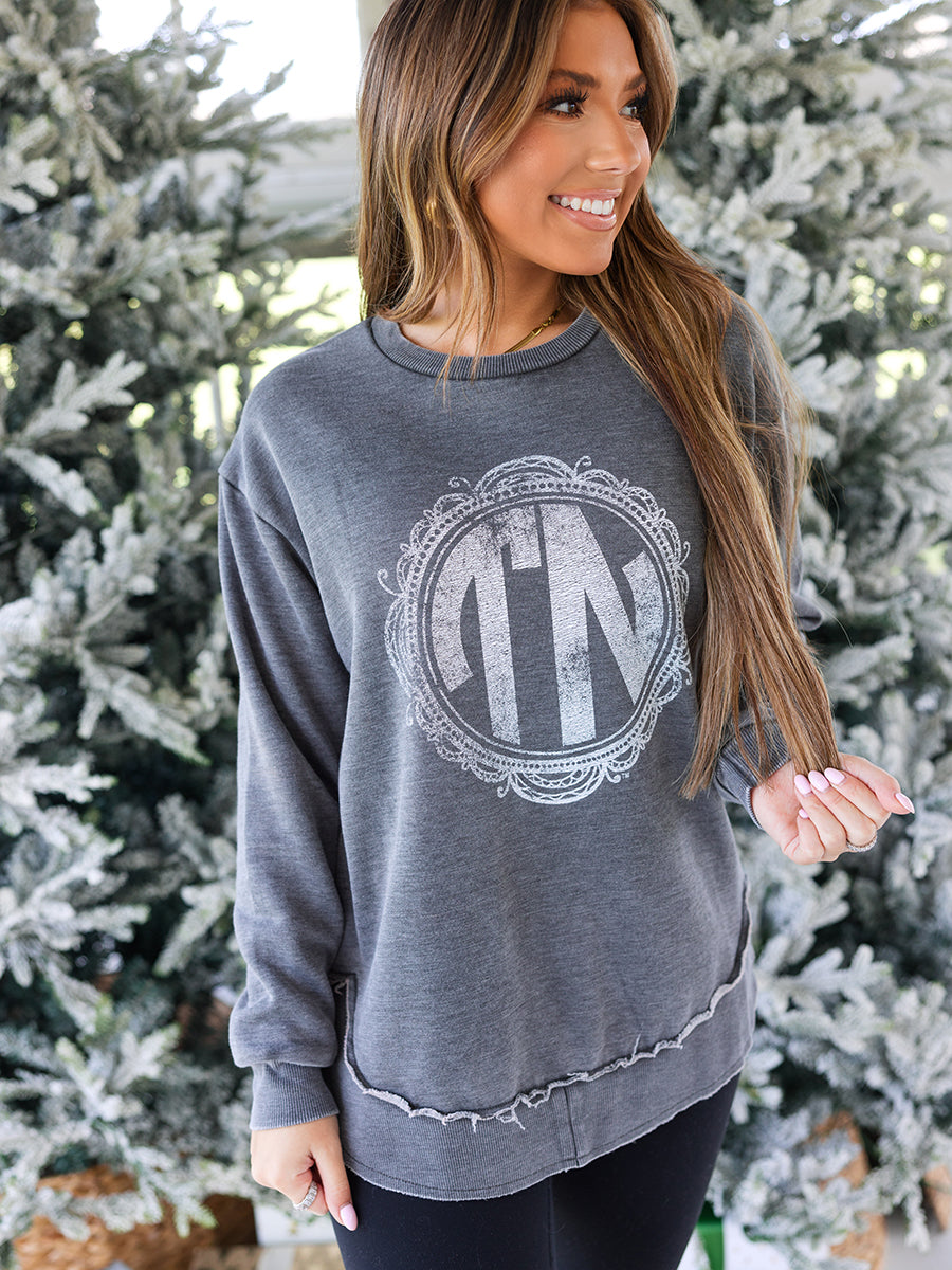 TN Monogram Crew Sweatshirt (3 Colors)