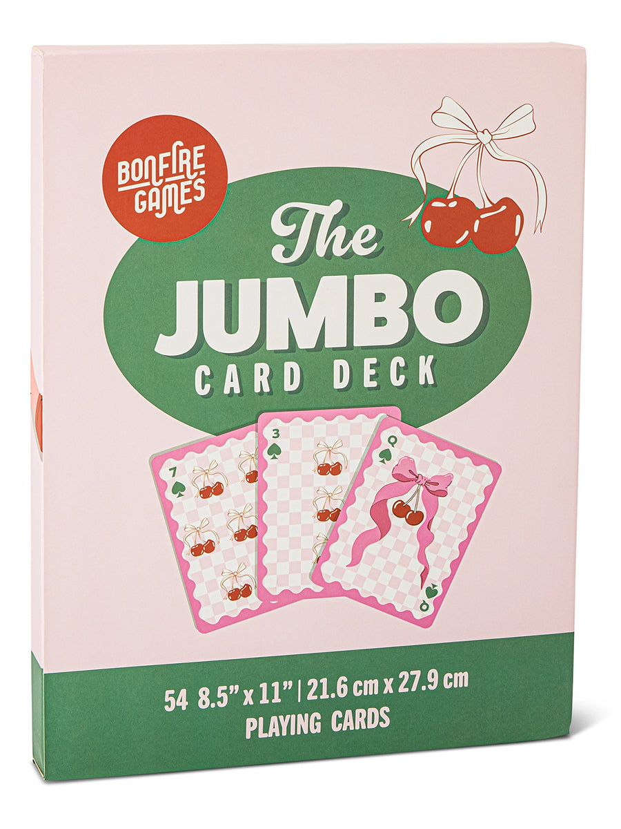 Pink and Cherries Playing Cards