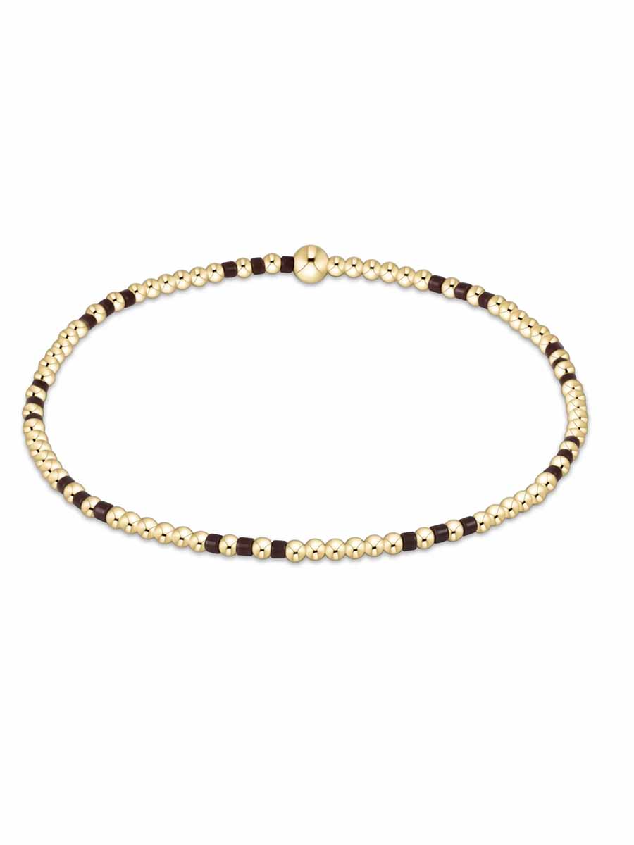 Hope Joy Pattern 2mm Bead Bracelet (12 Colors)