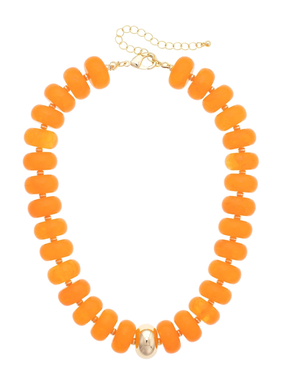 Chunky Orange Necklace