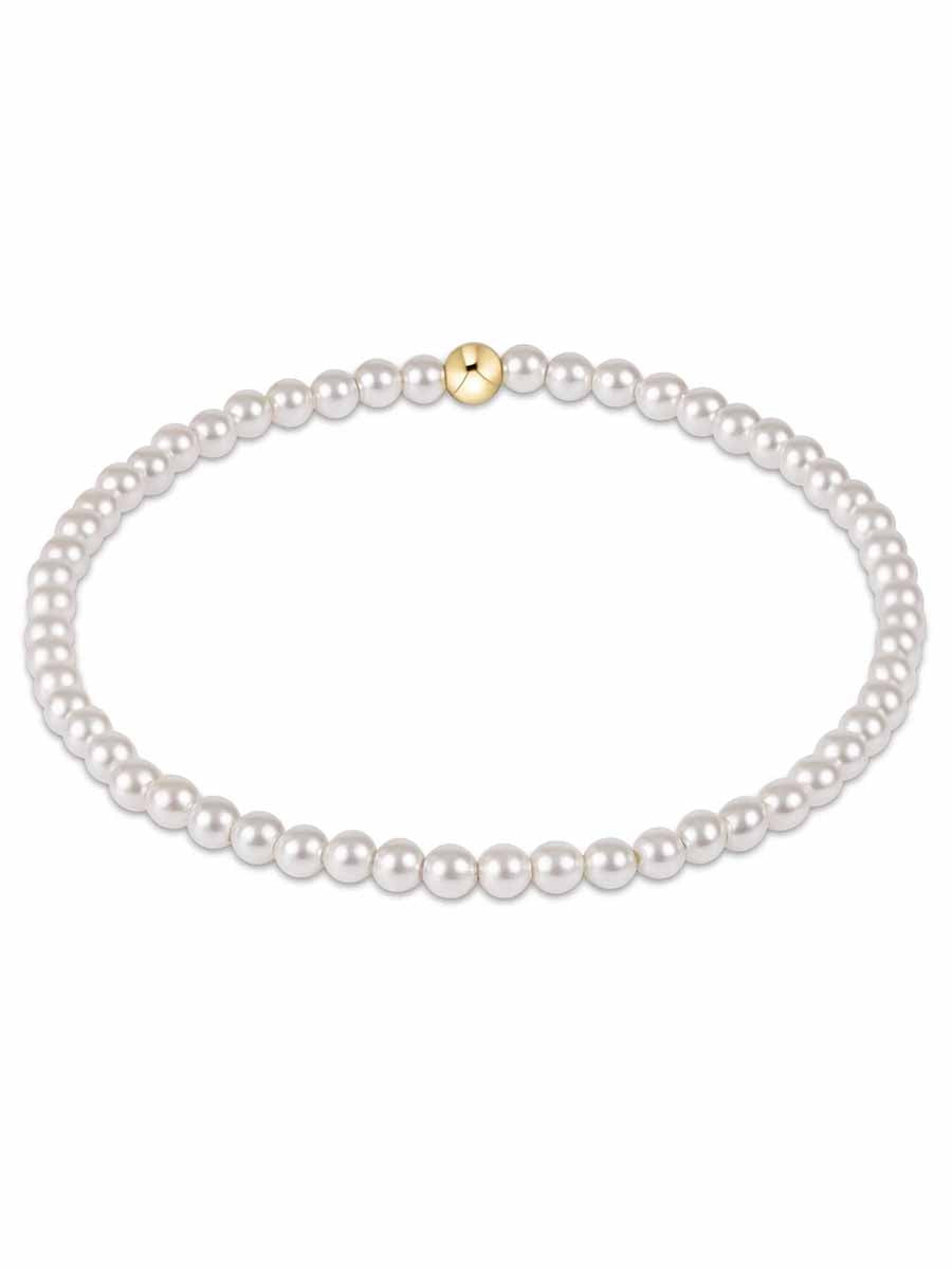 egirl Classic Pearl 3mm Bead Bracelet