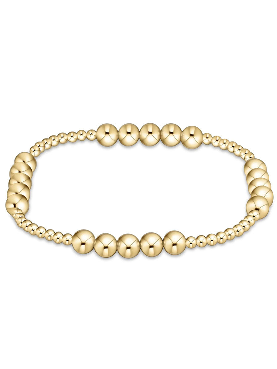 5mm gold bead bracelet