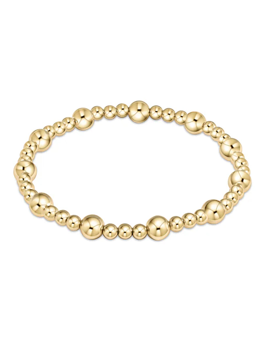 Extends Classic Sincerity Gold Bracelet, 6mm