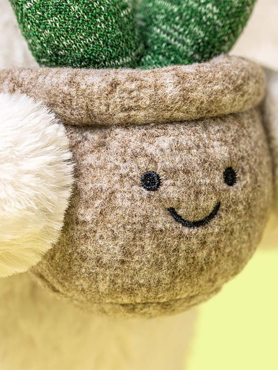 Jellycat Cream Bunny with Plant