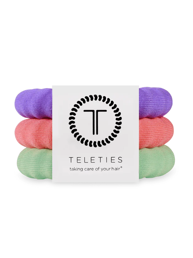 Teleties Color Rush Nylon Hair Ties (2 Sizes)
