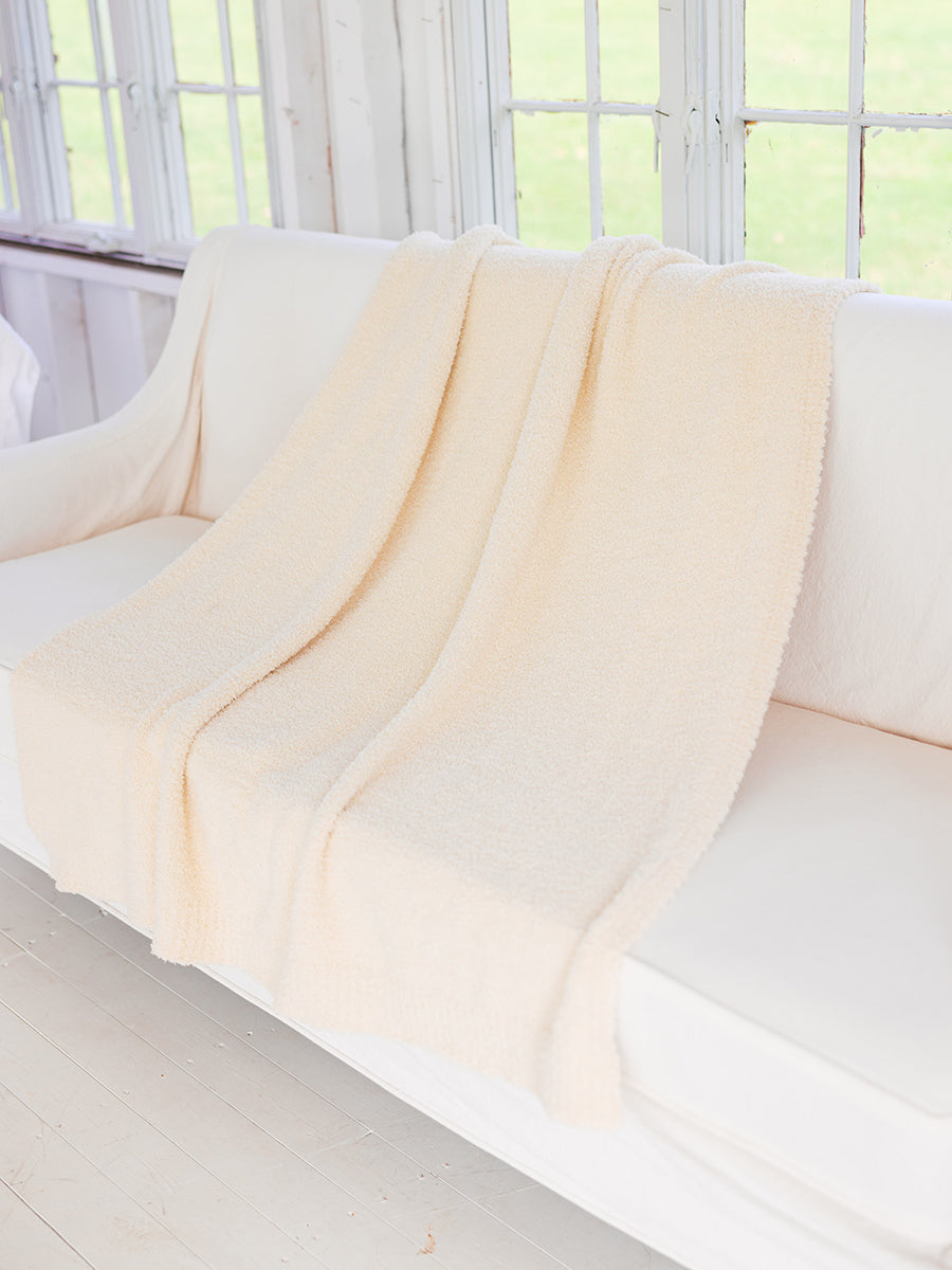 Ivory Soft Throw