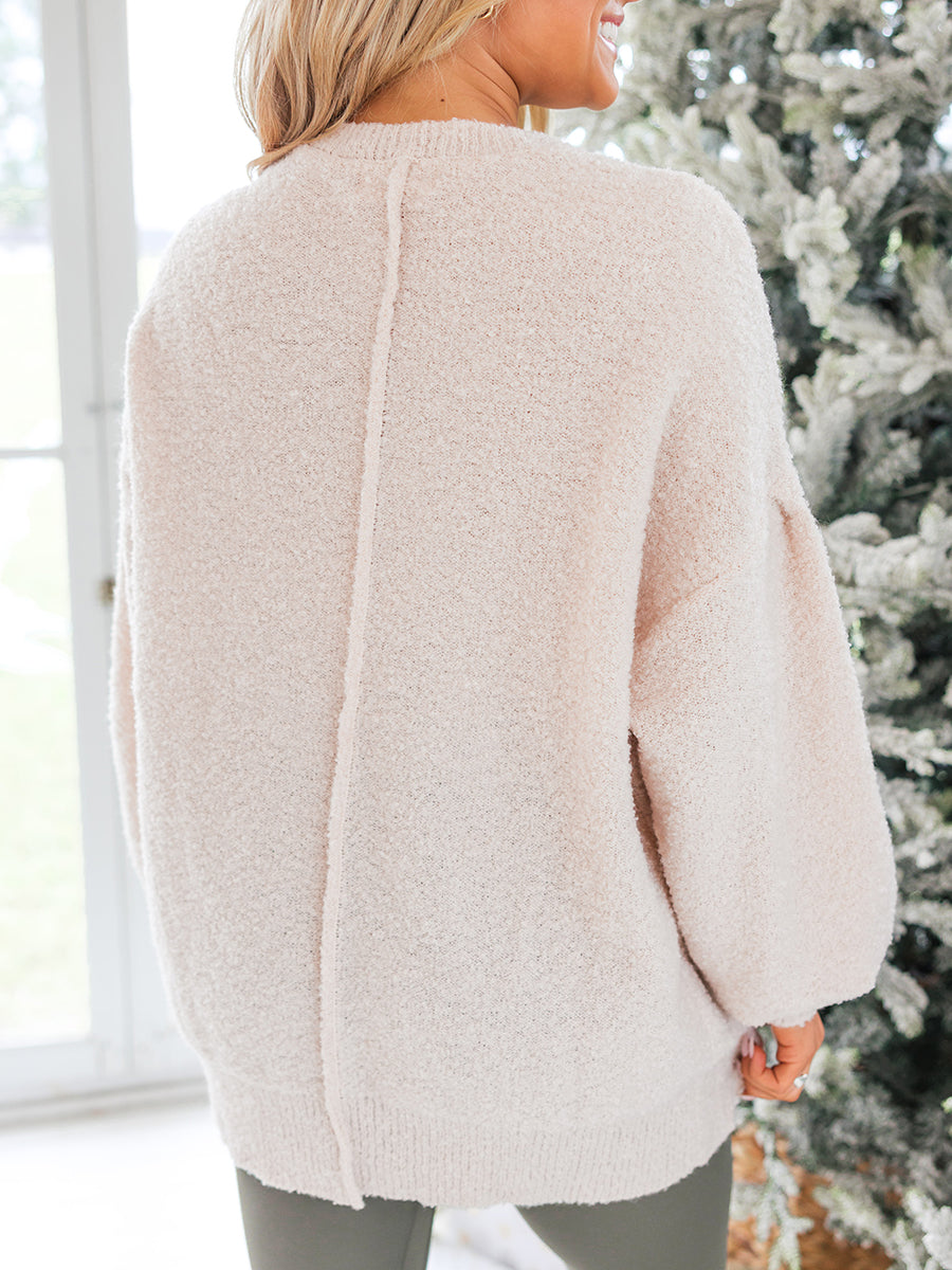 Fuzzy Loose-Fit Pullover *Doorbuster*