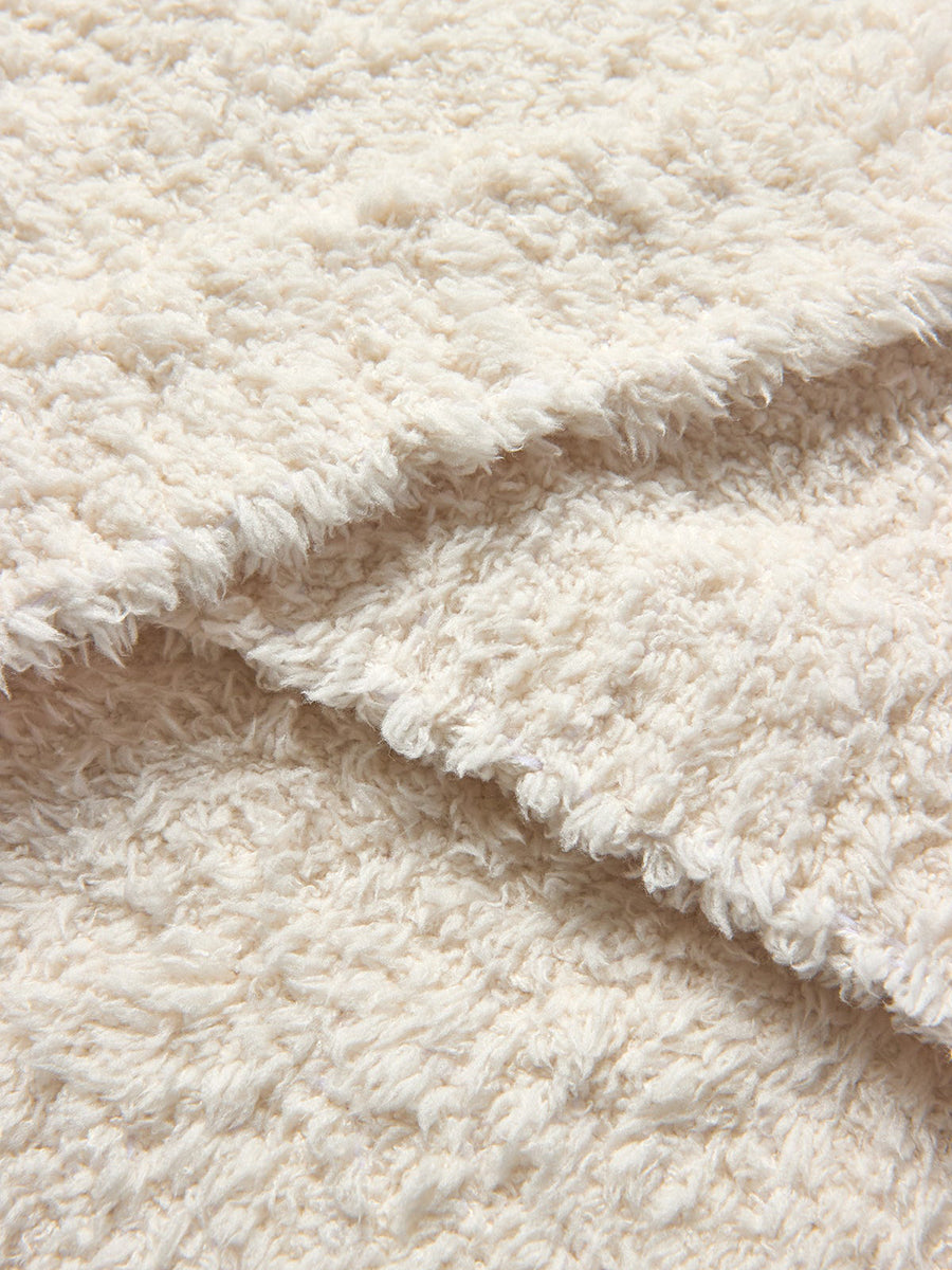 Barefoot Dreams Cozy Cream Blanket