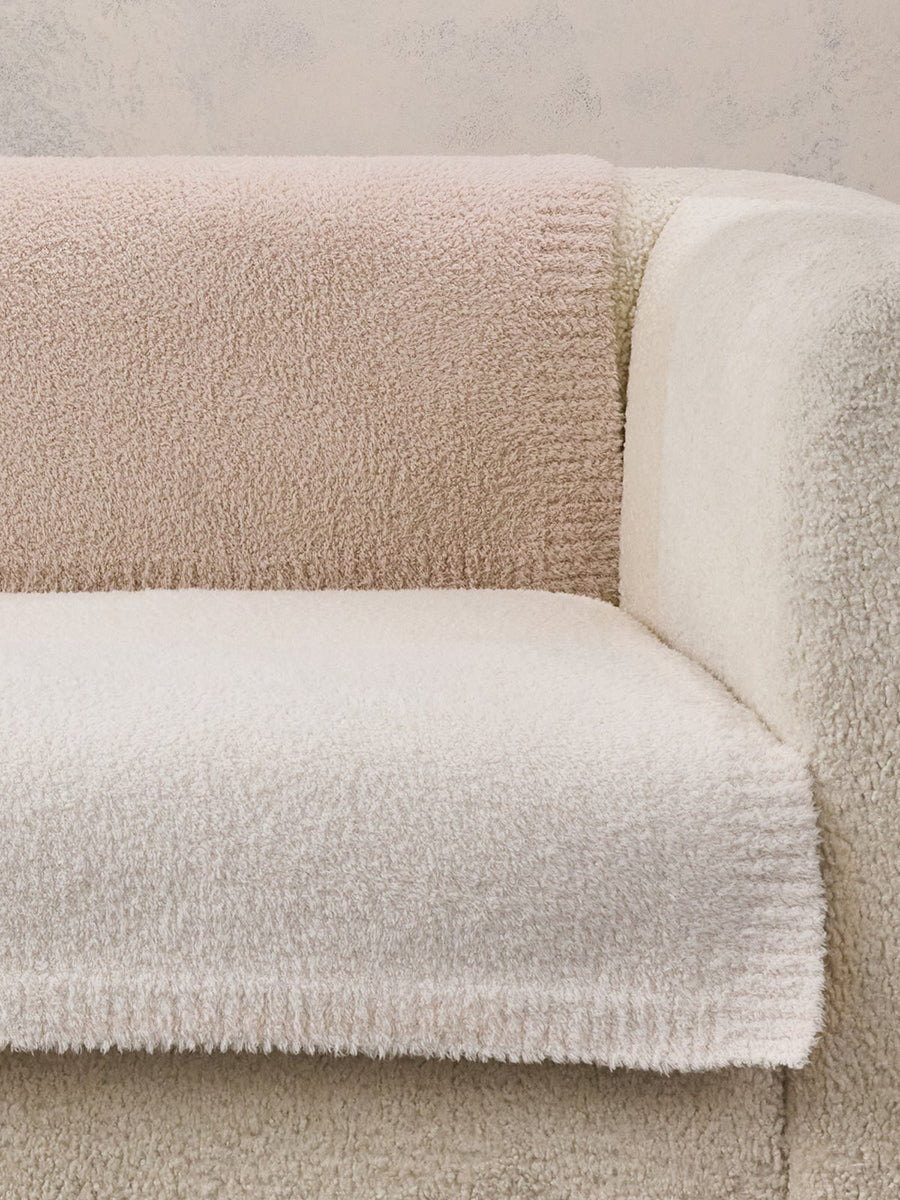 Cream Sofa Blanket