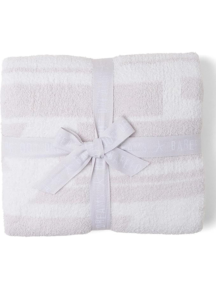 Cozy Chic Geometric Blanket, Cream