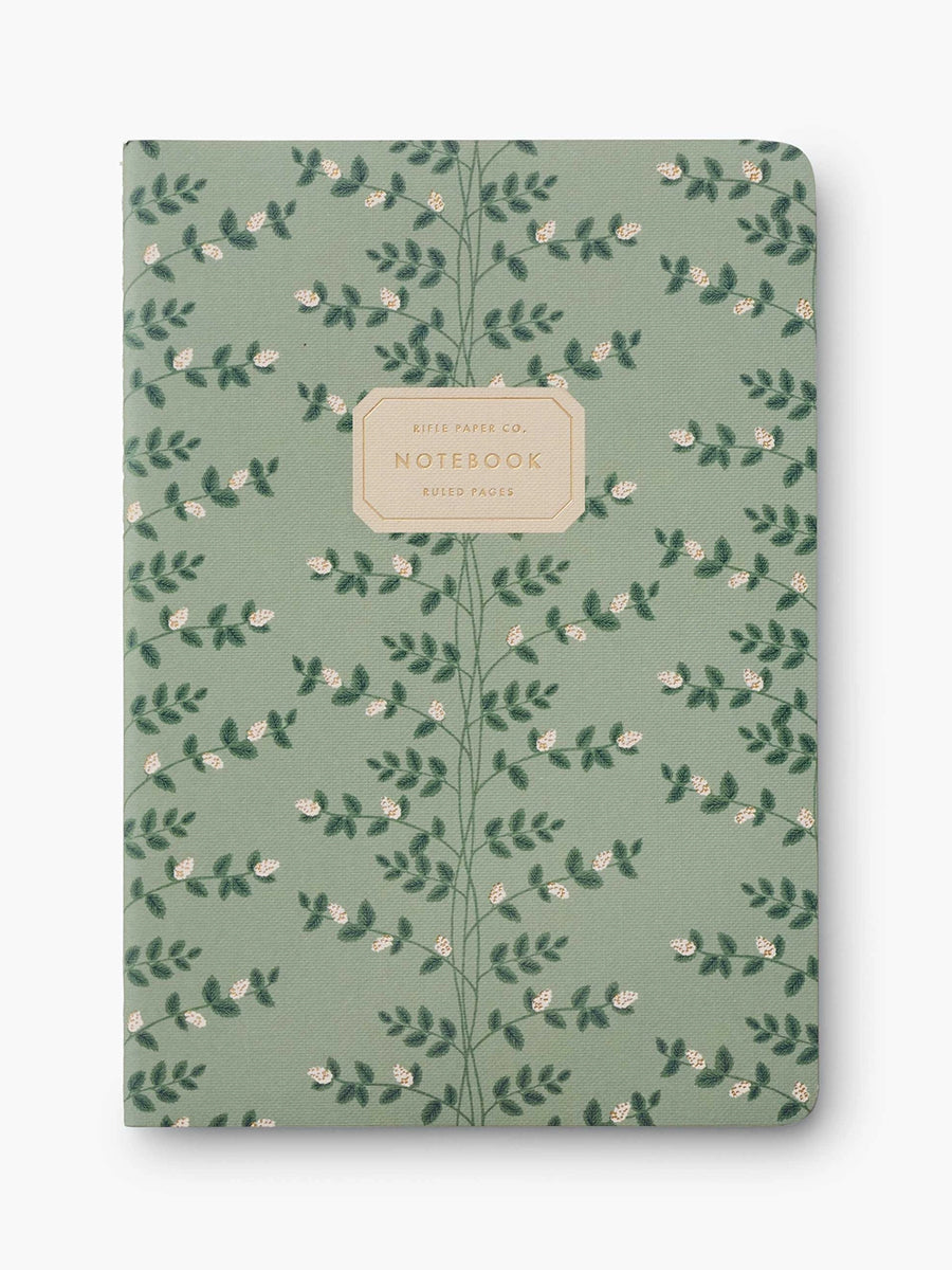 Print floral notebook