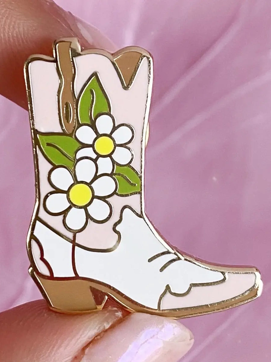 Cowgirl boot pin