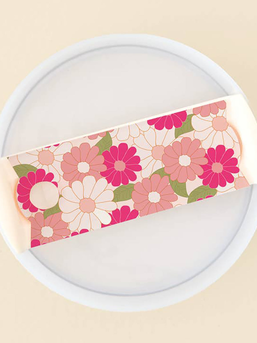 Floral Lid Tag