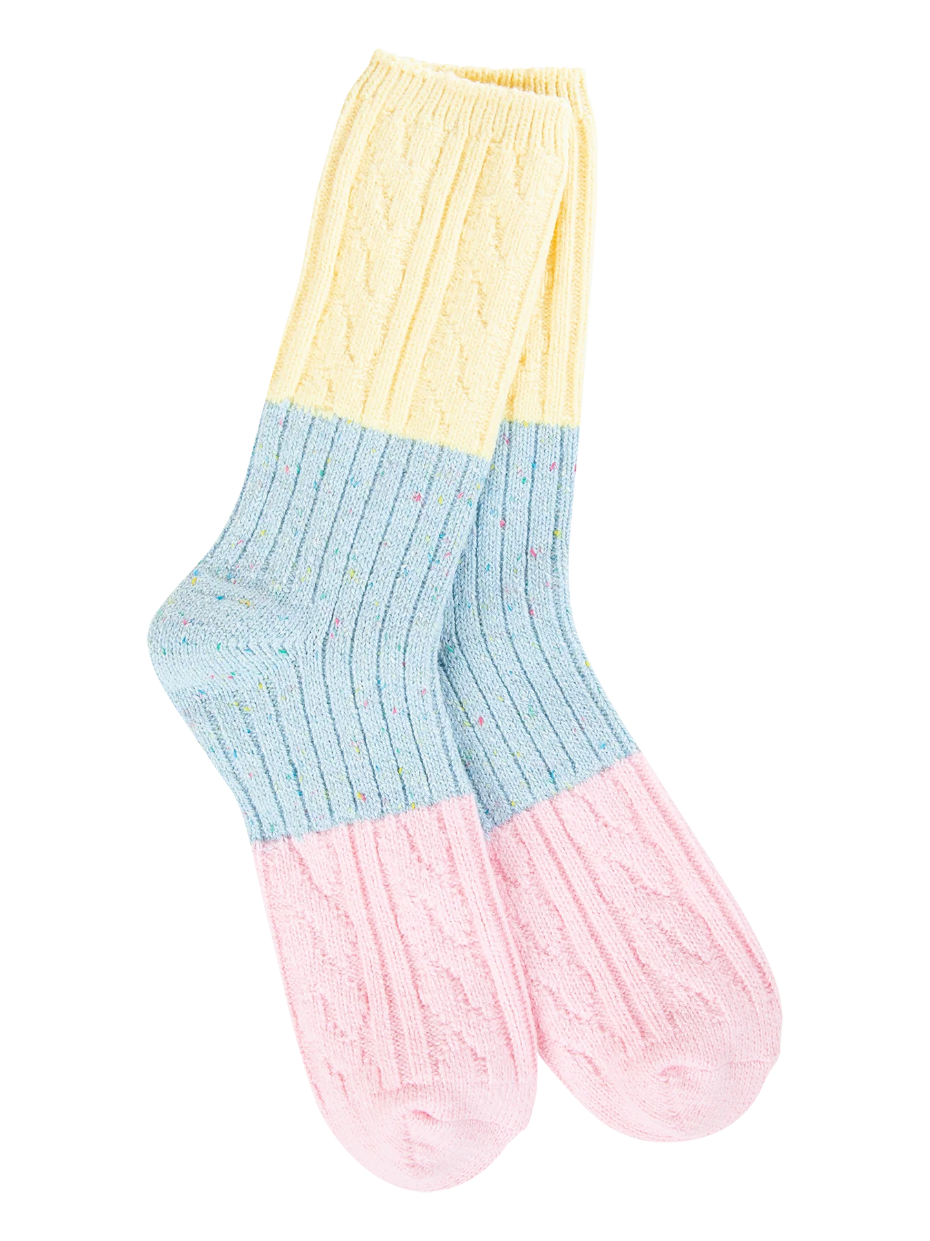 Weekend Confetti Cable Crew Sock (3 Styles)