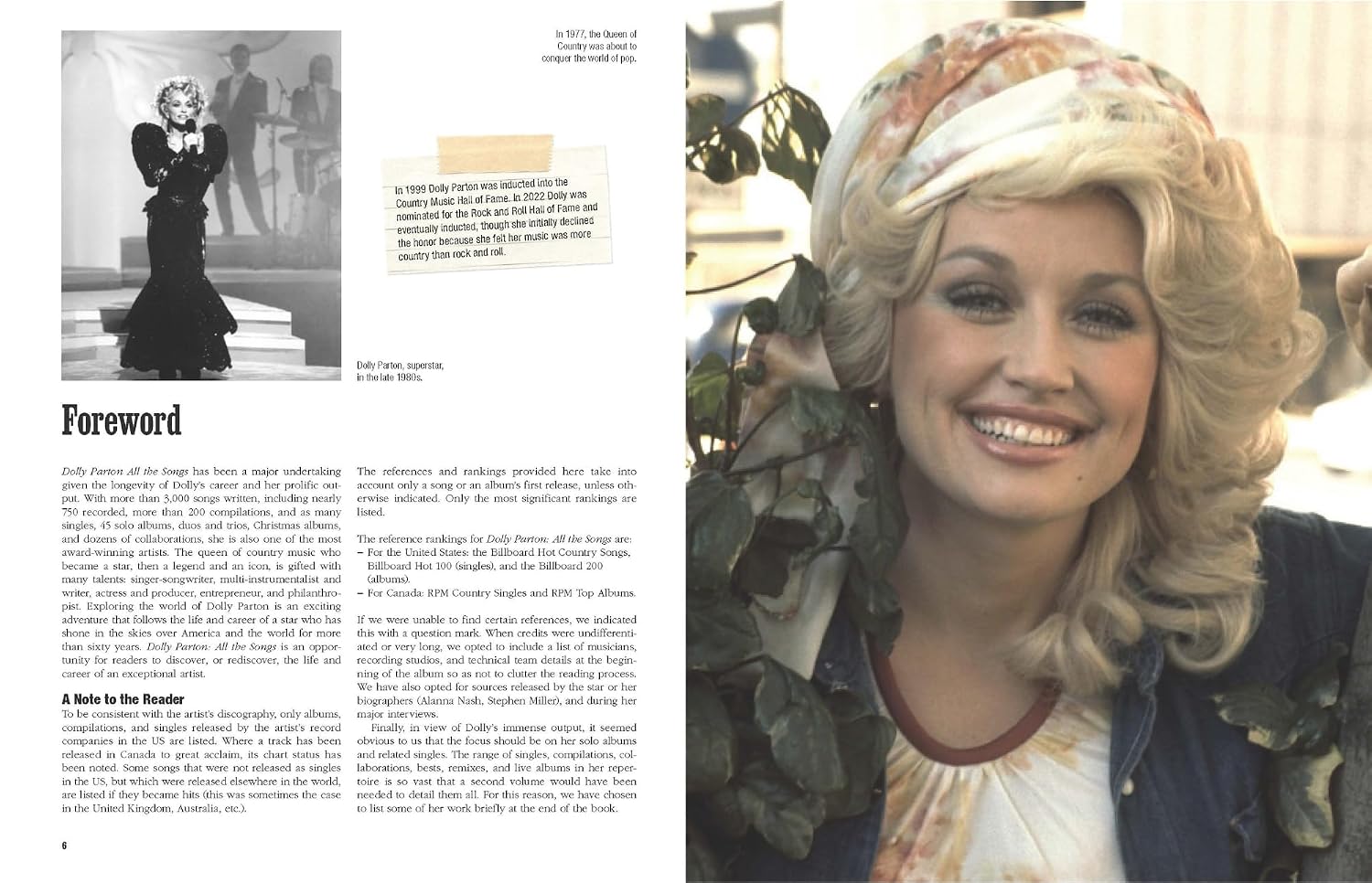 Inside of Dolly Parton All The Songs Book