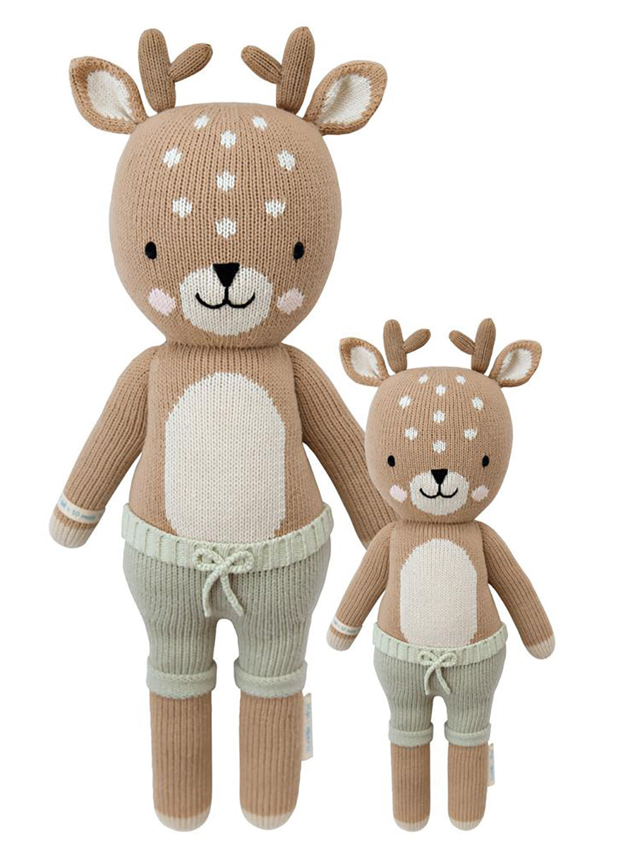 short and tall reindeer soft stuffed toys